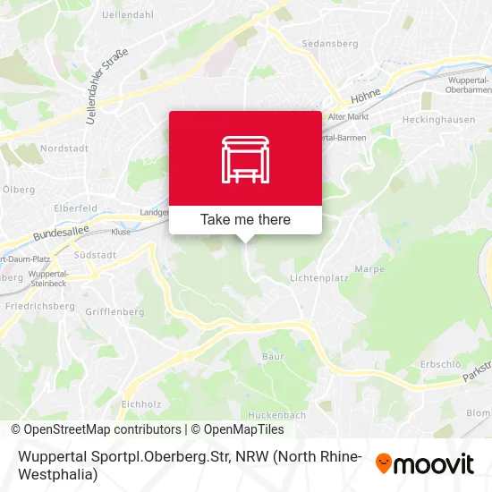 Карта Wuppertal Sportpl.Oberberg.Str