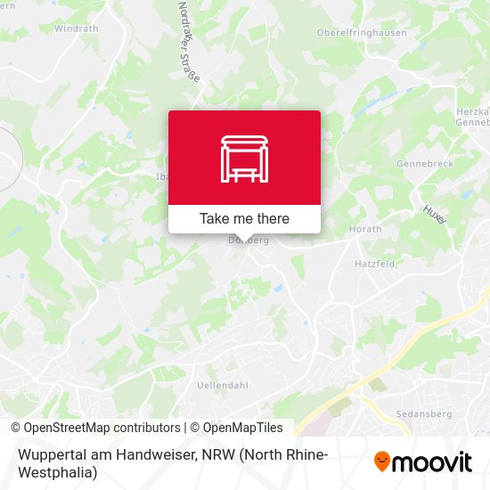 Карта Wuppertal am Handweiser