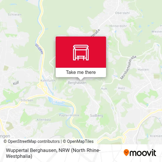 Wuppertal Berghausen map