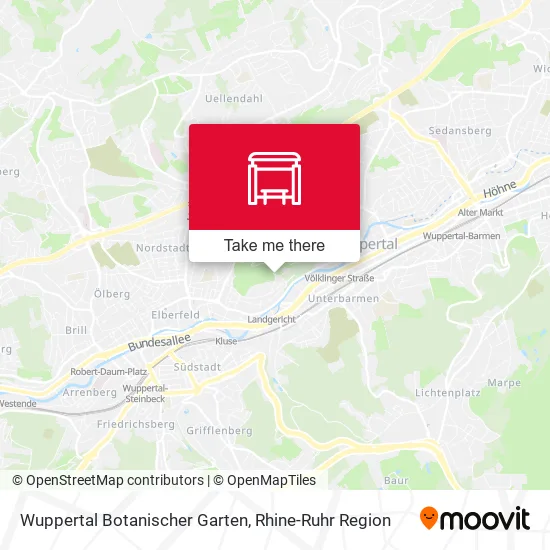 Карта Wuppertal Botanischer Garten