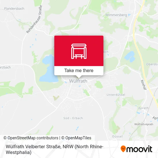 Карта Wülfrath Velberter Straße