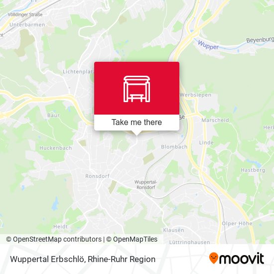 Карта Wuppertal Erbschlö