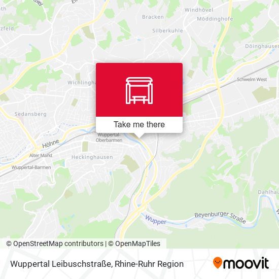 Wuppertal Leibuschstraße map