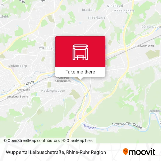 Карта Wuppertal Leibuschstraße