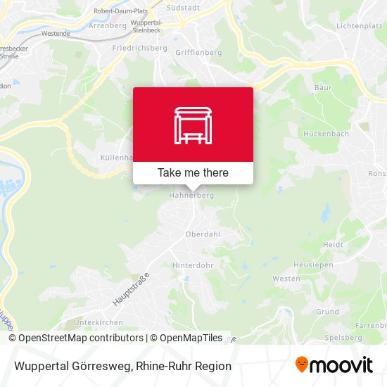 Wuppertal Görresweg map