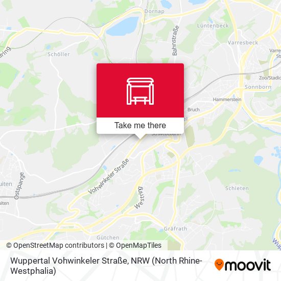 Wuppertal Vohwinkeler Straße map