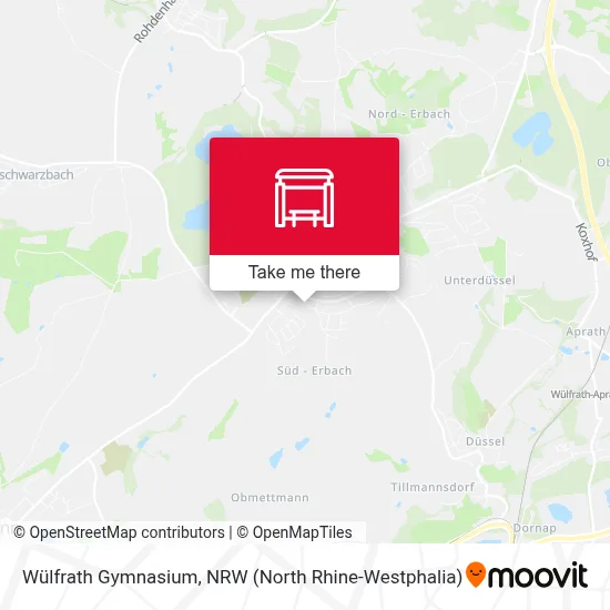 Wülfrath Gymnasium map