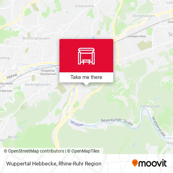 Карта Wuppertal Hebbecke