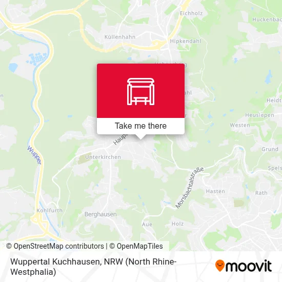 Wuppertal Kuchhausen map