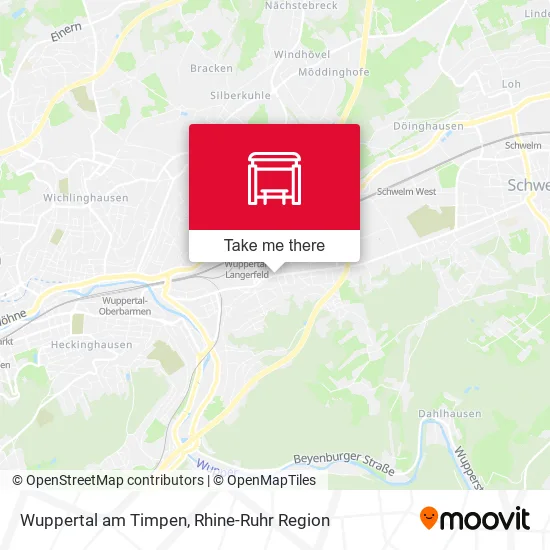 Карта Wuppertal am Timpen