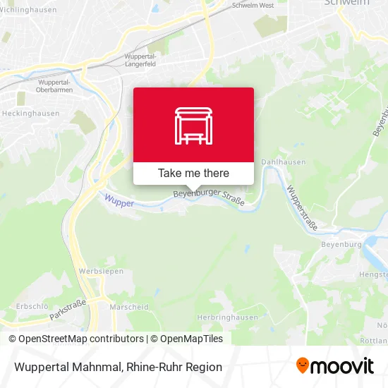 Карта Wuppertal Mahnmal