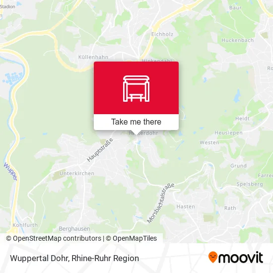 Карта Wuppertal Dohr