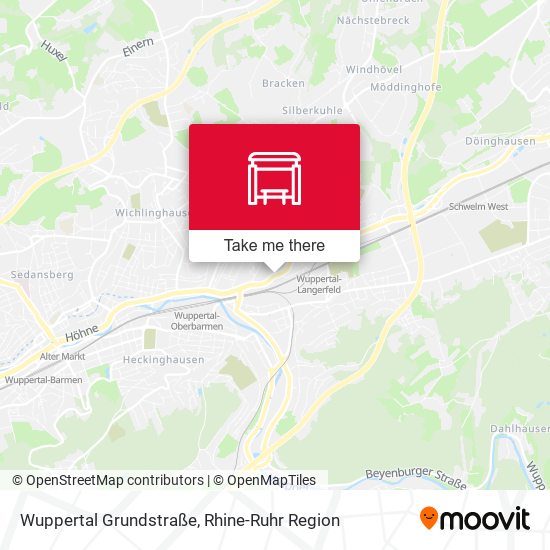 Wuppertal Grundstraße map