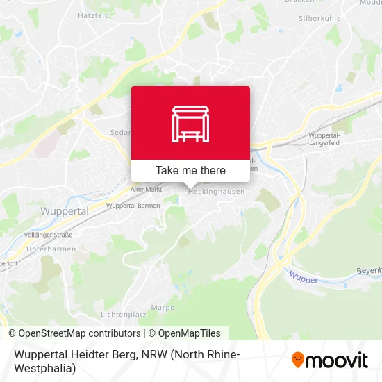 Карта Wuppertal Heidter Berg