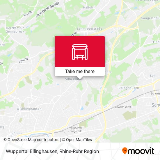 Wuppertal Ellinghausen map