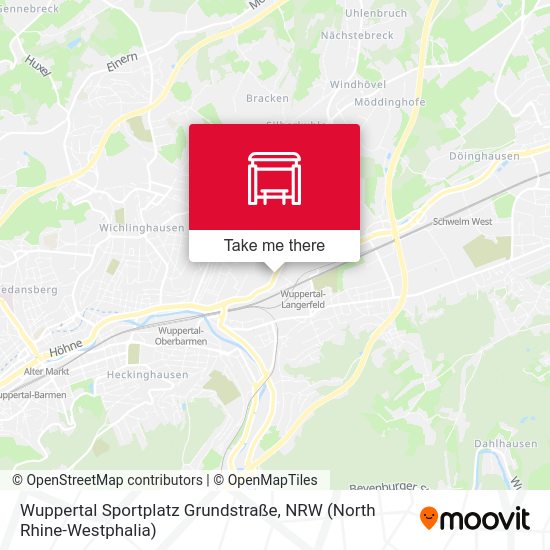 Wuppertal Sportplatz Grundstraße map