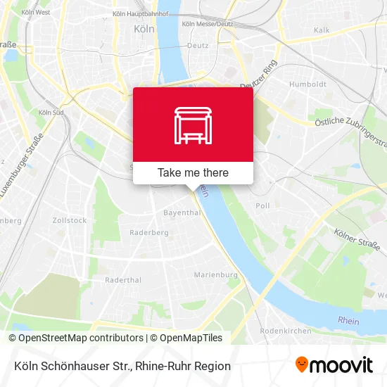 Карта Köln Schönhauser Str.