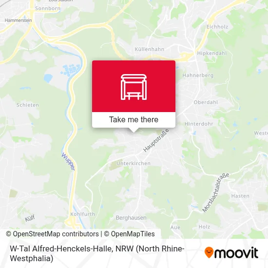 W-Tal Alfred-Henckels-Halle map