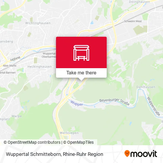 Карта Wuppertal Schmitteborn