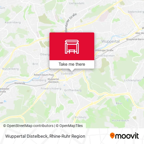 Карта Wuppertal Distelbeck
