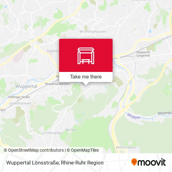 Wuppertal Lönsstraße map