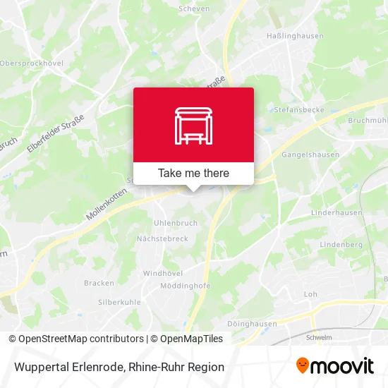 Карта Wuppertal Erlenrode