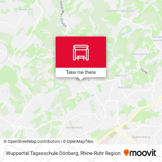 Карта Wuppertal Tagesschule Dönberg