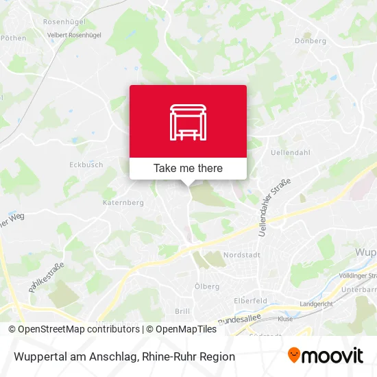 Карта Wuppertal am Anschlag