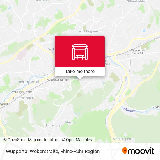 Карта Wuppertal Weberstraße