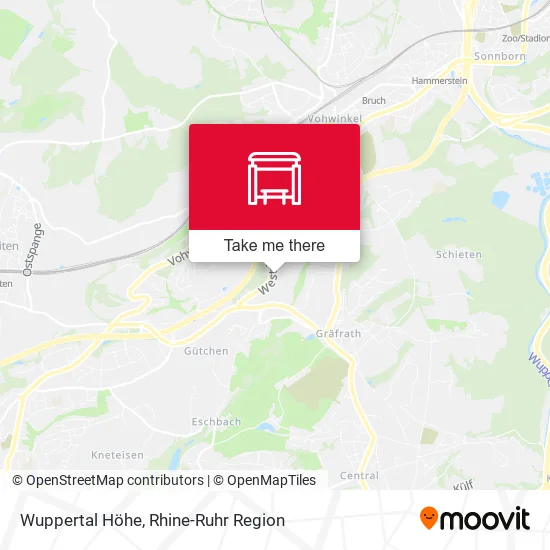 Карта Wuppertal Höhe