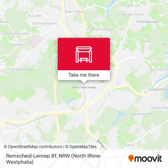 Карта Remscheid-Lennep Bf