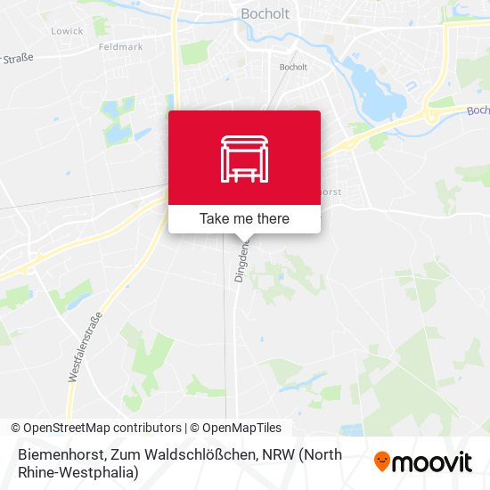Biemenhorst, Zum Waldschlößchen map