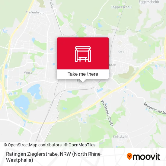 Карта Ratingen Zieglerstraße