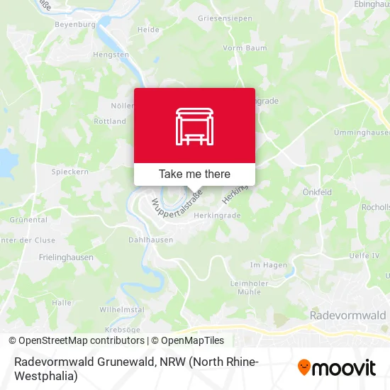 Карта Radevormwald Grunewald