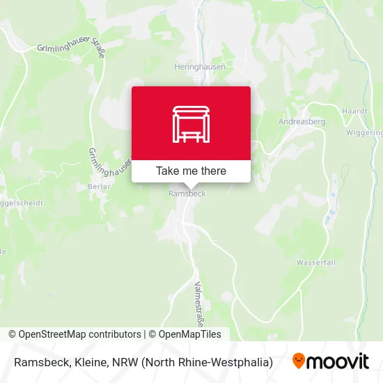 Ramsbeck, Kleine map