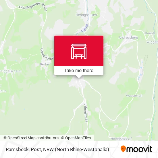Карта Ramsbeck, Post