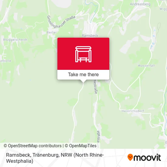 Ramsbeck, Tränenburg map