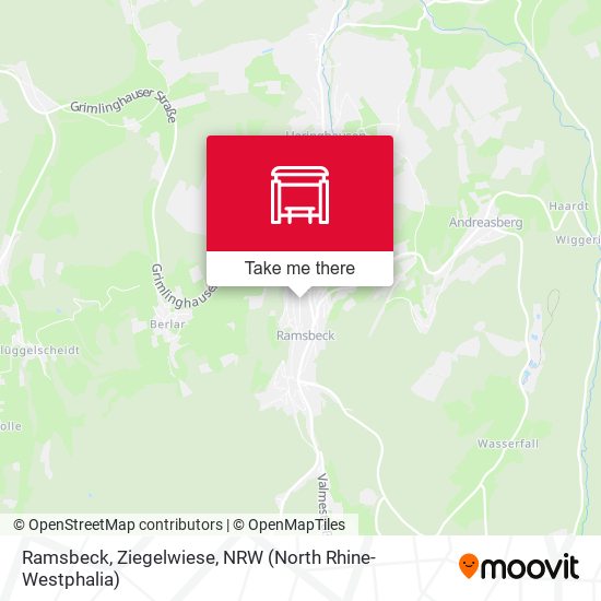 Ramsbeck, Ziegelwiese map