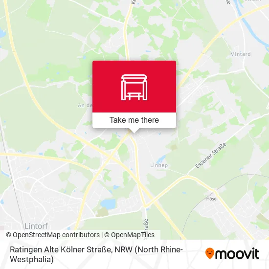 Карта Ratingen Alte Kölner Straße