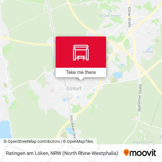 Карта Ratingen am Löken