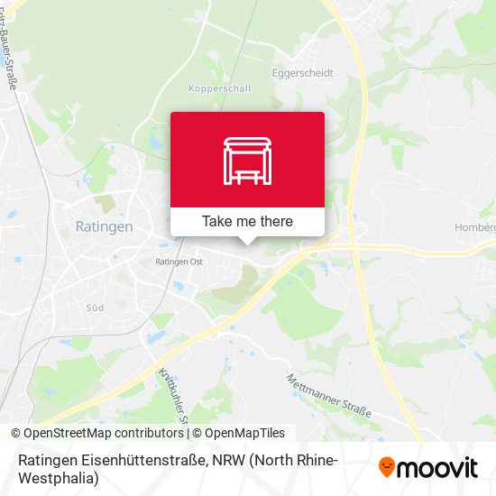 Ratingen Eisenhüttenstraße map
