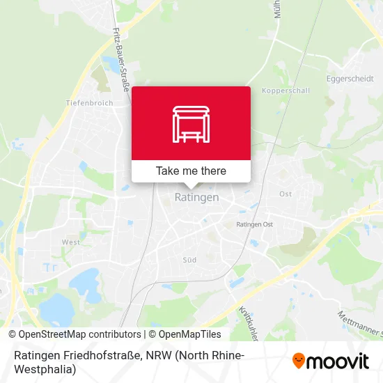 Ratingen Friedhofstraße map