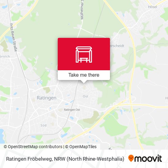 Ratingen Fröbelweg map