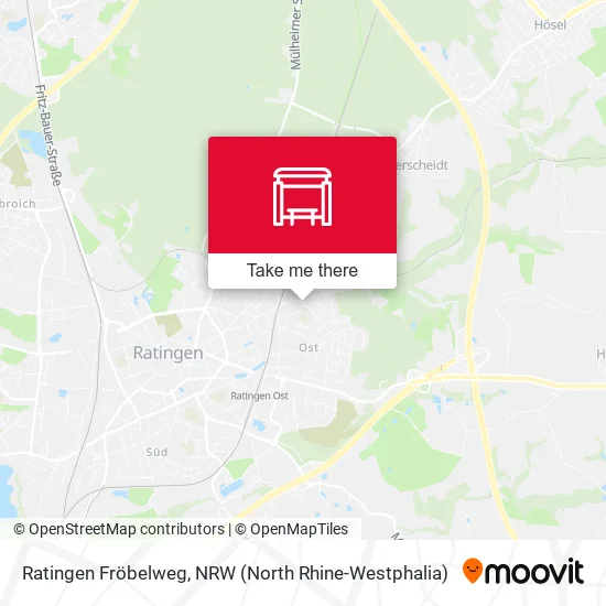Карта Ratingen Fröbelweg