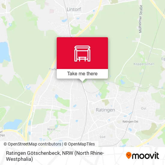 Карта Ratingen Götschenbeck