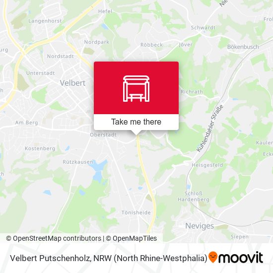 Velbert Putschenholz map