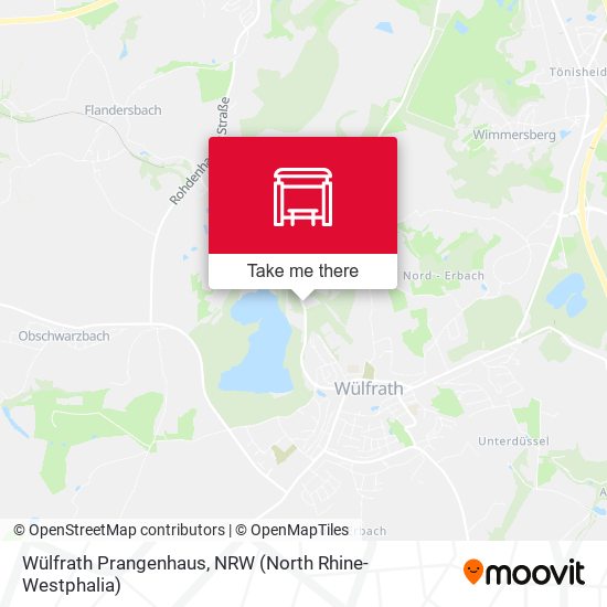 Wülfrath Prangenhaus map
