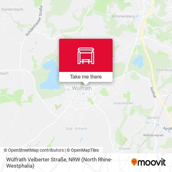Карта Wülfrath Velberter Straße