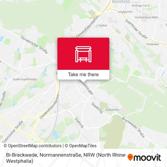 Карта Bi-Brackwede, Normannenstraße