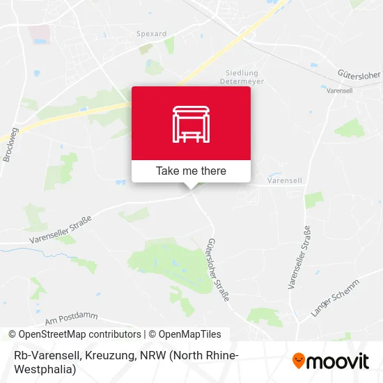 Rb-Varensell, Kreuzung map